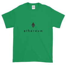Load image into Gallery viewer, Green Short Sleeve T-Shirt With Black Ethereum Logo