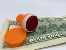 Load image into Gallery viewer, Up Close View Of Buy Bitcoin Hand Stamp