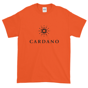 Orange Short Sleeve T-Shirt With Black Cardano Logo