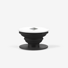 Load image into Gallery viewer, Black Ethereum Popsockets With Black and Grey Ethereum Logo Side View