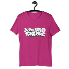 Load image into Gallery viewer, Berry Short Sleeve T-Shirt With Krypto Threadz Design in Graffiti