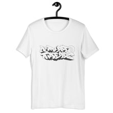 Load image into Gallery viewer, White Short Sleeve T-Shirt With Krypto Threadz Design in Graffiti