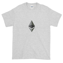 Load image into Gallery viewer, Ash Short Sleeve T-Shirt With Black and Grey Ethereum Diamond
