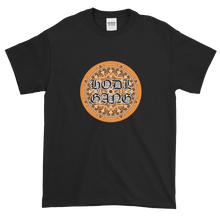 Load image into Gallery viewer, Black Short Sleeve T-Shirt With Orange and Black HODL GANG Logo
