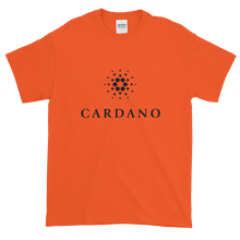 Load image into Gallery viewer, Orange Short Sleeve T-Shirt With Black Cardano Logo