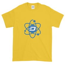Load image into Gallery viewer, Yellow Short Sleeve T-Shirt With Blue and White Dash Logo
