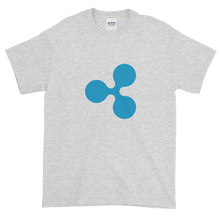 Load image into Gallery viewer, Ash Short Sleeve T-Shirt With Blue Ripple Logo