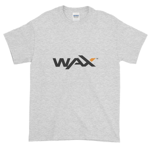 Ash Short Sleeve T-Shirt With Grey and Orange WAX Logo
