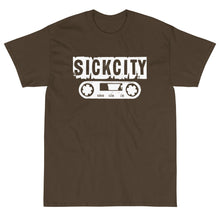 Load image into Gallery viewer, Olive Short Sleeve T-Shirt With White Sick City Logo On Front