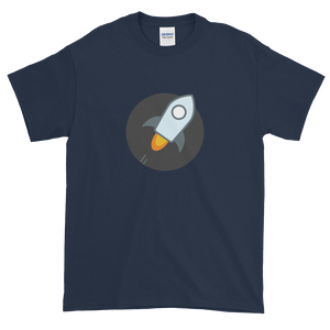 Navy Blue Short Sleeve T-Shirt With Stellar Rocket Logo