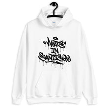 Load image into Gallery viewer, White Hoodie With Made in San Diego On Front in Graffiti