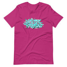 Load image into Gallery viewer, Berry Short Sleeve T-Shirt With Krypto Threadz Graffiti Design