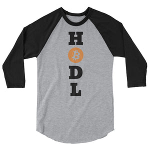 Bitcoin HODL Baseball T Shirt | Bitcoin T Shirts | Krypto Threadz