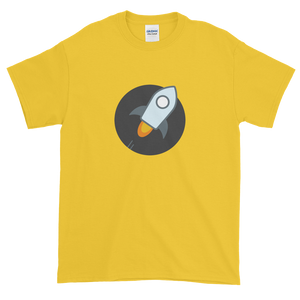 Yellow Short Sleeve T-Shirt With Stellar Rocket Logo