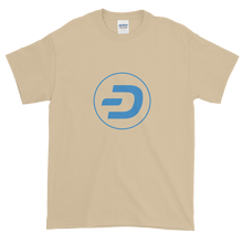 Load image into Gallery viewer, Sand Short Sleeve T-Shirt With Blue Dash Logo