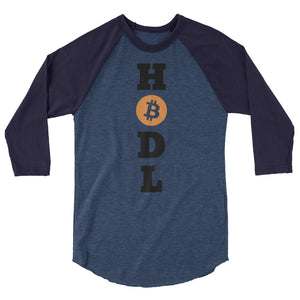 Bitcoin HODL Baseball T Shirt | Bitcoin T Shirts | Krypto Threadz