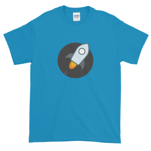 Sapphire Blue Short Sleeve T-Shirt With Stellar Rocket Logo
