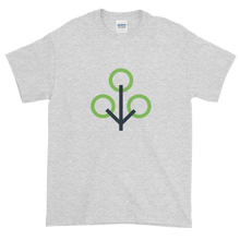 Load image into Gallery viewer, Ash Short Sleeve T-Shirt With Green and Grey Zcash Sapling Logo