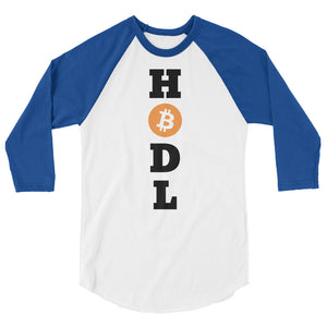 Bitcoin HODL Baseball T Shirt | Bitcoin T Shirts | Krypto Threadz