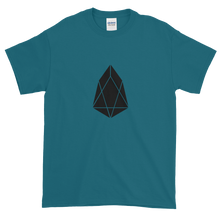 Load image into Gallery viewer, Galapagos Blue Short Sleeve T-Shirt With Black EOS Logo