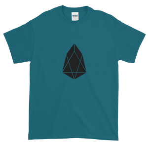 Galapagos Blue Short Sleeve T-Shirt With Black EOS Logo