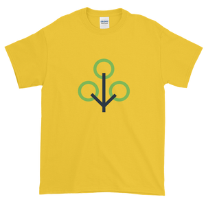 Yellow Short Sleeve T-Shirt With Green and Grey Zcash Sapling Logo