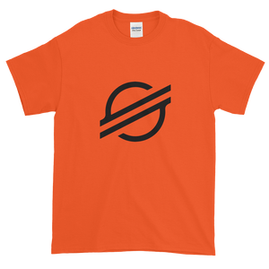 Orange Short Sleeve Stellar T Shirt With Black Stellar S Logo