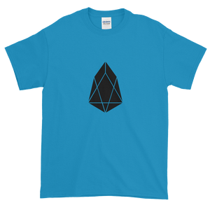 Sapphire Blue Short Sleeve T-Shirt With Black EOS Logo