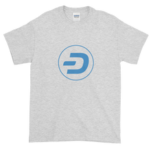 Load image into Gallery viewer, Ash Short Sleeve T-Shirt With Blue Dash Logo