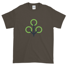 Load image into Gallery viewer, Olive Short Sleeve T-Shirt With Green and Grey Zcash Sapling Logo