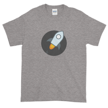 Load image into Gallery viewer, Grey Short Sleeve T-Shirt With Stellar Rocket Logo