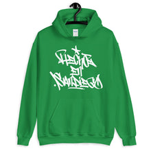 Load image into Gallery viewer, Green Krypto Threadz Hoodie with &quot;Hecho En San Diego&quot; tag in White