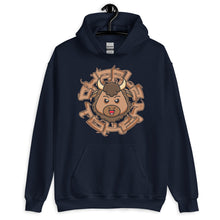 Load image into Gallery viewer, Navy Blue Hoodie with Charlz Token logo from Graffiti Consortium