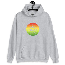 Load image into Gallery viewer, Sport Grey Cardano Rasta Starburst On Front Of Hoodie